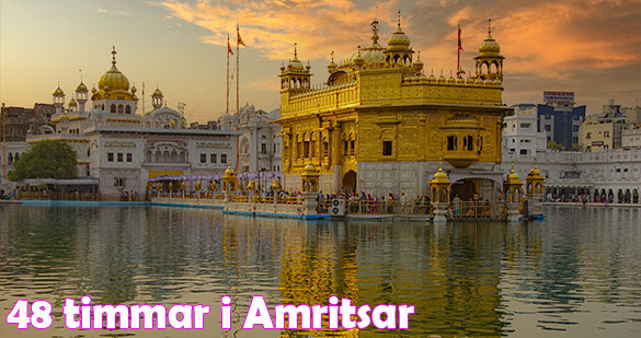 Förläng gyllene triangeln med Amritsar