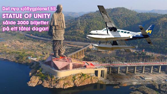 SpiceJet får 3000 bokningar strax efter sjöflygplanets lansering i Gujarat