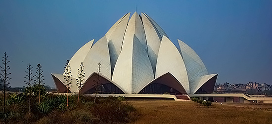 Lotus-templet i södra Delhi